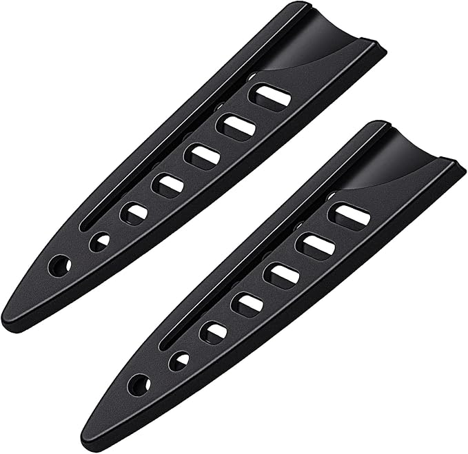 2 Pack Safety Knife Covers, PP Plastic Kitchen Knifes Blade Protector, Universal Guards Knife Covers or Sleeves for 3.5'' Paring Bread Carving Chef Knifes