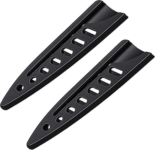 2 Pack Safety Knife Covers, PP Plastic Kitchen Knifes Blade Protector, Universal Guards Knife Covers or Sleeves for 3.5'' Paring Bread Carving Chef Knifes