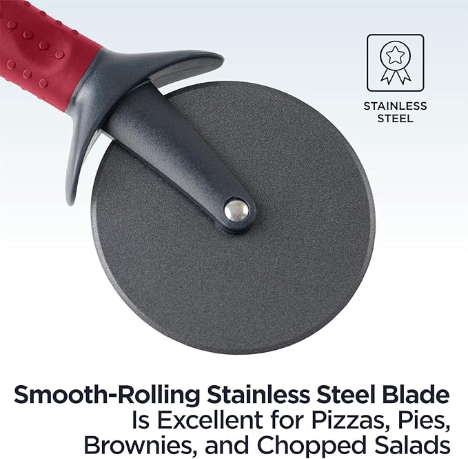 Deiss PRO Lemon Zester & Heavy Duty Cheese Grater and Deiss Lux Heavy Duty Pizza Cutter