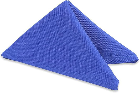 Polyester Cloth Napkins - Washable Soft Table Linens - Durable & Elegant for Dining, Restaurants, Weddings, Events, Rentals, Banquets, & Parties - Premium Quality Set of 250, Royal Blue, 20"x20"