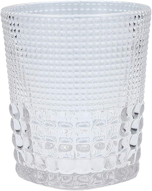 Fortessa Malcolm Double Old Fashioned Cocktail Glass 6 Pack, 11.5-Ounce, Clear