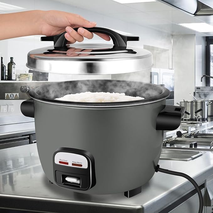 Wutfly 40 Cups Commercial Rice Cooker/Warmer (40-Cup)