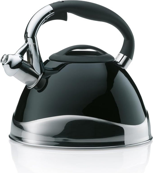 Kela Kera Kettle, Black, 11656, Size: Diameter: 8.7 x Height: 8.5 inches (22 x 21.5 cm)