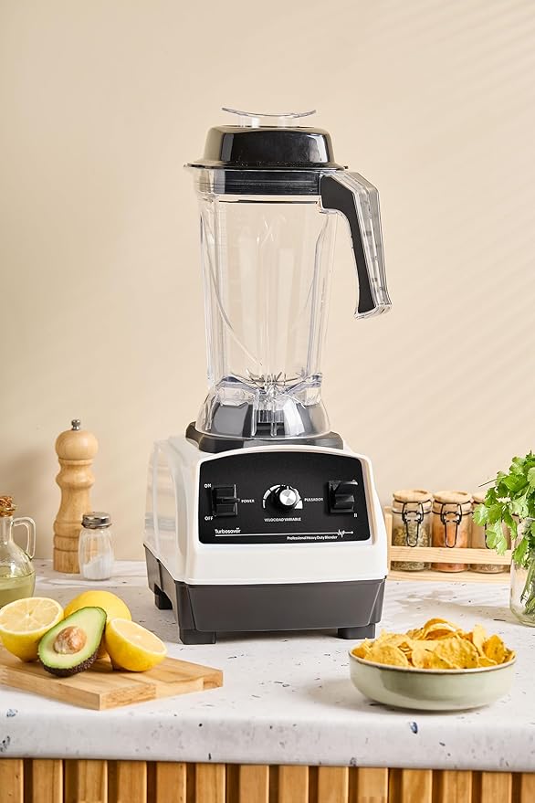 Turbosaver TB79 Professional Blender 1800W – 3.5HP, 35,000 RPM, Commercial Grade, Ice Crushing, 3.6L Tritan Jar