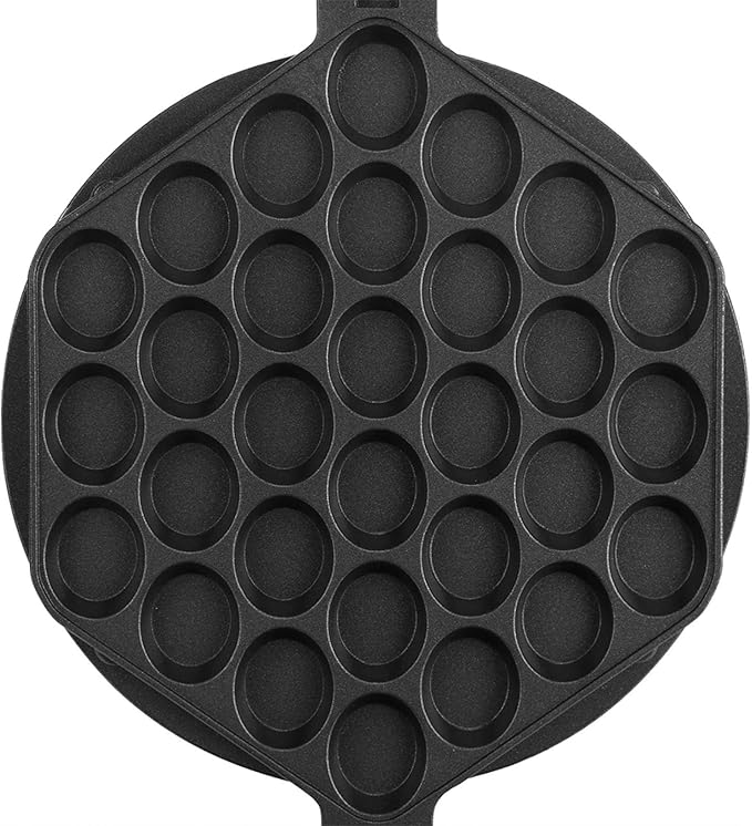 EVTSCAN Egg Waffle Baking Mold, Nonstick Waffle Maker Egg Waffle Pan Bubble Waffler Iron Mould with Accessories for Home Commercial Use