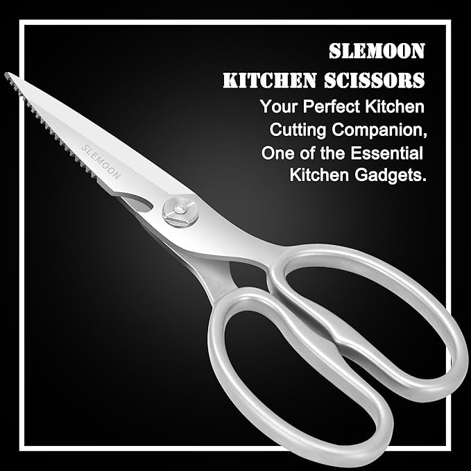 Heavy Duty Poultry Shears That Come Apart, All Purpose Kitchen Shears for Food,3Cr14 Fully Forged Stainless Steel Sharp Blades for Chicken,Meat,Seafood,Herbs Kitchen Scissors
