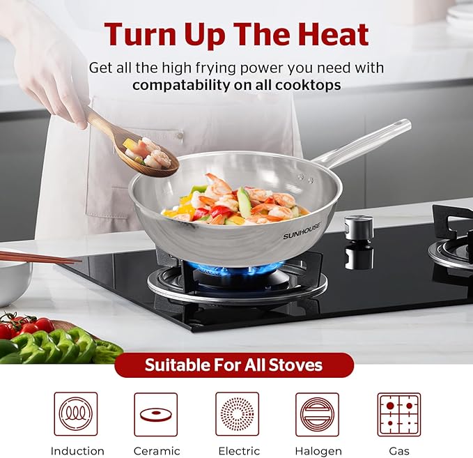 Sunhouse Frying Pan (FRY PAN (Basic), 9 inch)