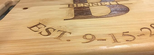 Krezy Case Wooden Engraved Cutting Board Home décor wedding favors wedding gifts for the couple,9x6 size