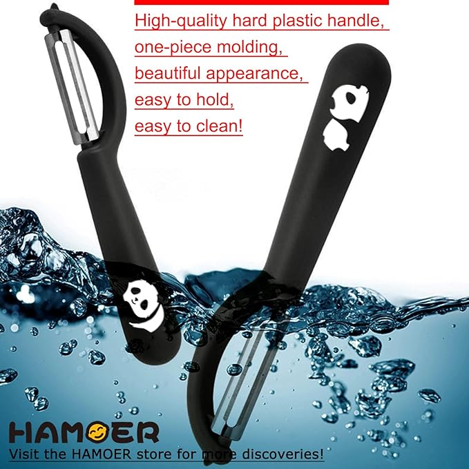 Lemon Zester Tool with Channel Knife Citrus Twist Making Tool Ergonomic Curved Handle Gold-Black