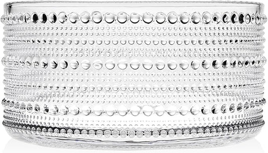 Godinger Serving Bowl, Crystal Glass Salad Bowl - Lumina