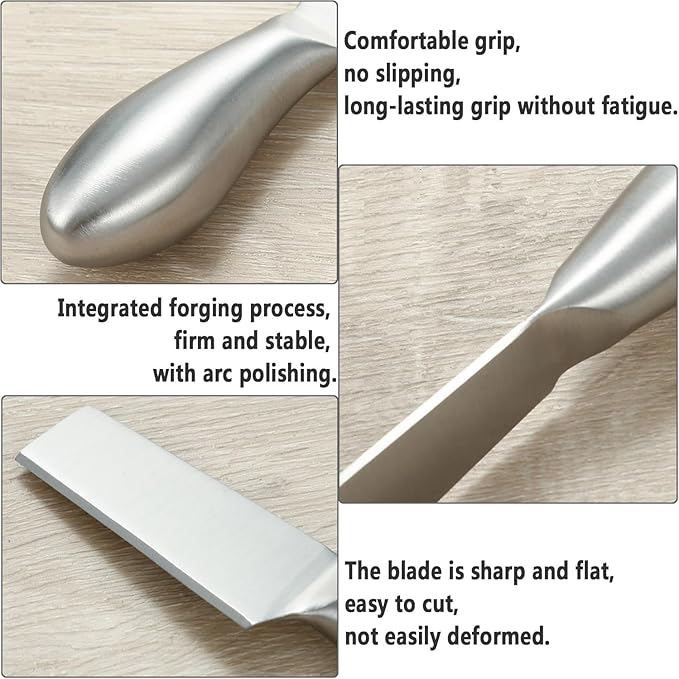 6-Piece Cheese Knife Set, Premium Stainless Steel Cheese Knives with Gift Box, Cheese and Charcuterie Board Collection matching tools(6pcs)