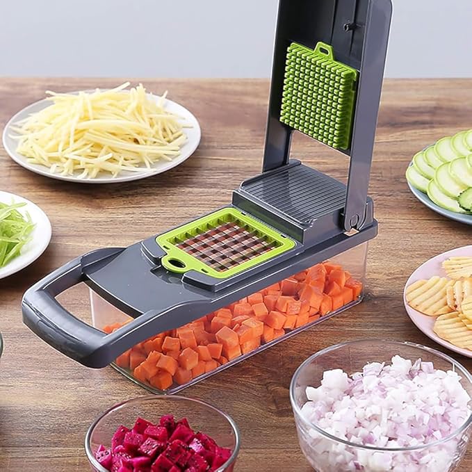 axGear Multifunction Vegetable Slicer Vegetable Food Cutter Onion Chopper