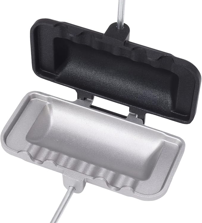 Double Sided Sandwich Baking Pan Double Sided Frying Pan Removable Handle Non Stick Pans Aluminum Flip Grilled Cheese Pan Breakfast Sandwich Maker and Dishcloth for Panini Pancake