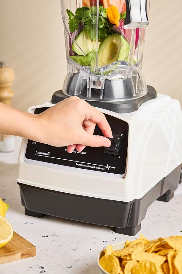 Turbosaver TB79 Professional Blender 1800W – 3.5HP, 35,000 RPM, Commercial Grade, Ice Crushing, 3.6L Tritan Jar