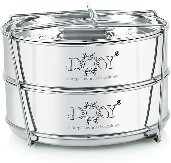 Stackable Stainless Steel Insert Pans - 3QT- Inserts for Instant Pot - Pan for Instapot - Accessories for Instant Pot 3QT and above - Pressure Cooker Steamer Accessories