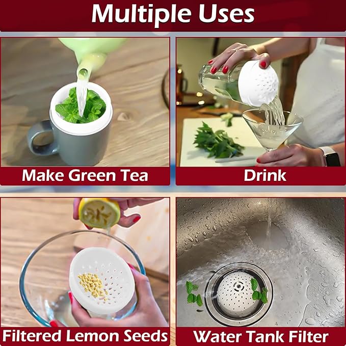 Home-X Silicone Can Colander Strainer - Flexible Can Colander for Large Range of Can Sizes - Can Drainer for Canned Fruit, Beans and Veggies - Small Can Strainer for Canned Goods - White