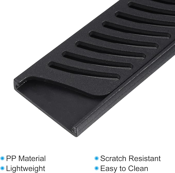 PATIKIL PP Safety Knife Cover Sleeves for 8" Carving Knife, 2 Pack Knives Edge Guard Blade Protector Universal Knife Sheath for Kitchen, Black