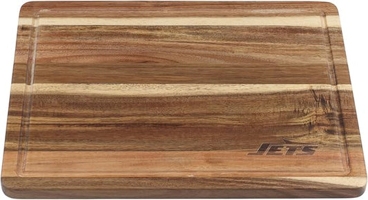 The Memory Company Officially Licensed NFL Acacia Cutting Board – 11.7" x 15.7" Durable Wood Chopping & Serving Board with Team Logo