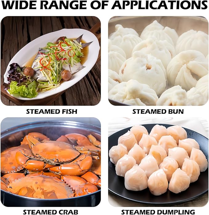 Metal Steamer 8.6 inch Stainless Steel Oven Rack Food Steamer Basket Insert for Kitchen Dim Sum Dumpling Bun(22cm)