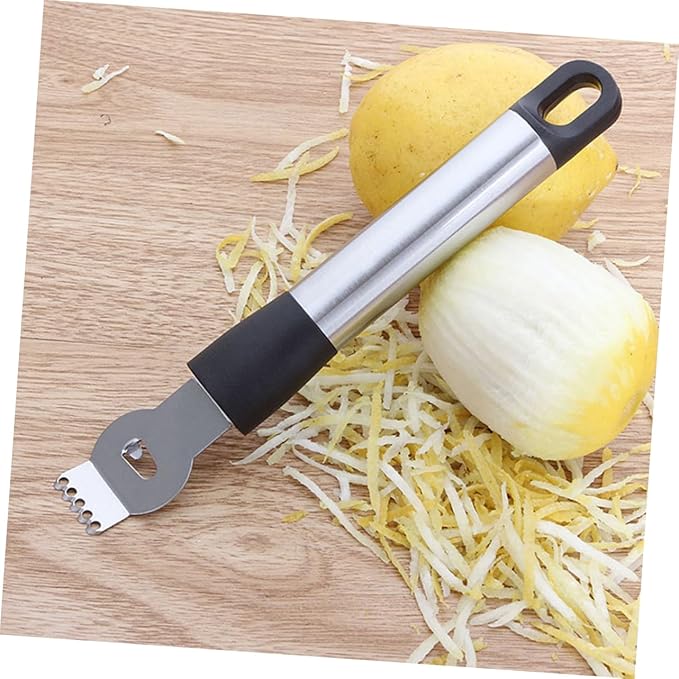 Stainless Steel Lemon Zester and Grater Hanging Random for Peeling Grating Citrus Chocolate Slicing and Home Cooking Essentials