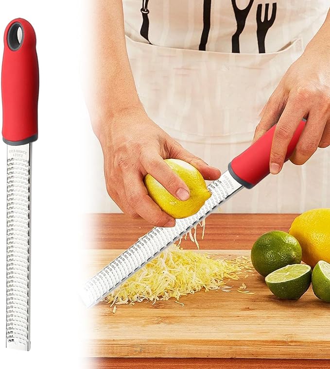 Cheese Grater,Cheese Grader Lemon Zester for Potato - Food Grater and Shredder, Block Cheese Grater with Protective Cover for Parmesan Cheese