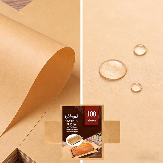 4x4 Inch Baking Parchment Paper, 400 Sheets/Pack | Non-Stick Food-Grade Unbleached Parchment Paper