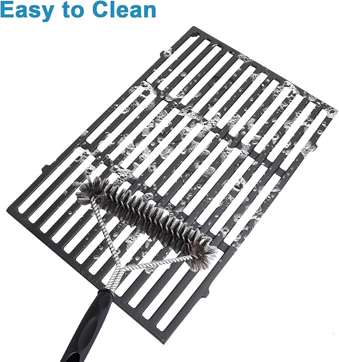 Cast Iron 7658 Cooking Griddle & 7638 Grill Grate for Weber GS4 Spirit II & I 300 Grills, Spirit E/S 310 E/S 320 E/S 330 SP-320, Spirit 700 Genesis 1000-3500 Genesis Gold Silver Platinum B/C