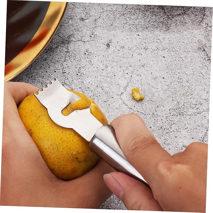 PRETYZOOM 3pcs Multifunctional Fruit Peeler Lemon Zester Cheese Grater Steel Kitchen Gadgets for Cook