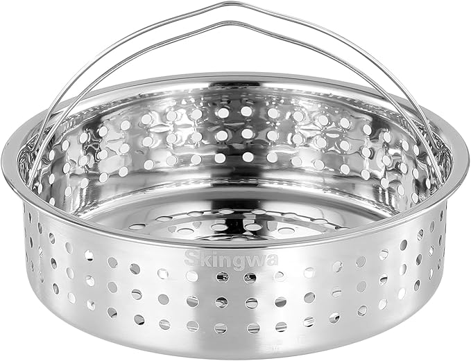 Steamer Basket,Steamer Basket Insert for 6,8 Pots (Big hole)