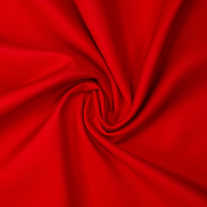 Gee Di Moda Rectangle Tablecloth - 90 x 156 Inch Red Table Cloth for 8 Foot Tables with Floor-Length Drop - Heavy Duty Washable Fabric for Holiday Party, Dinner, Weddings & Baby Shower