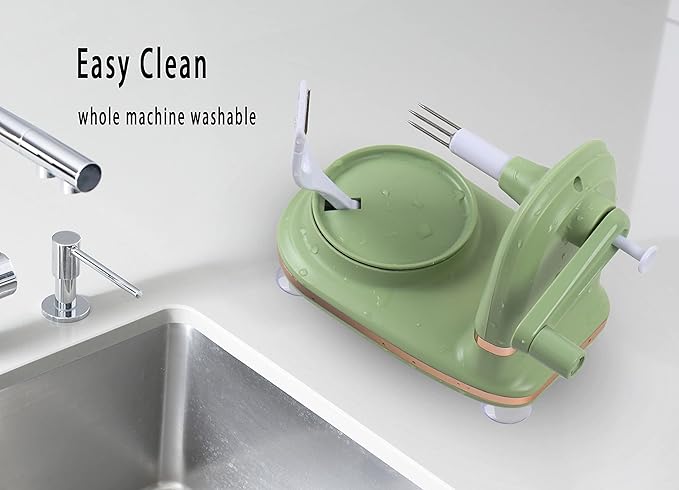 Apple Peeler with 2 Blades Replacements, Apple Pealer Slicer & Corer for Home Kitchen Quick Applesauce Pie Making