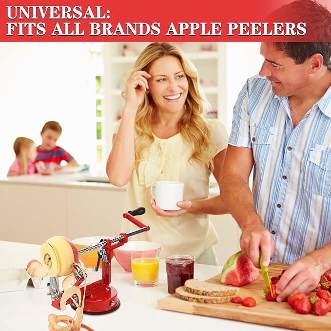 Jutom Universal Apple Peeler Replacement Blade Apple Peeler and Corer Stainless Steel Cutter Blades for Kitchen Home Restaurant(3 Pcs)