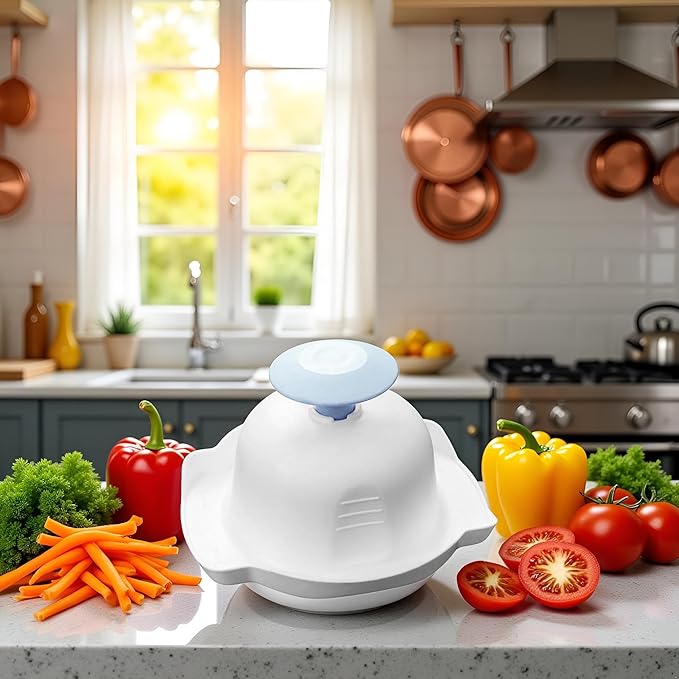 Blue Food Safety Holder for Mandolin Slicer or Grater,Finger Anti-Cut Protectors for Vegetable Grater, Peelers and Slicers,Food Slicer Cutter Finger Guard for Mandoline Slicer Graters Cutting