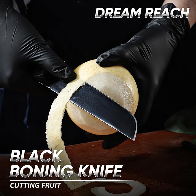 Dream Reach Fillet Boning Knife - Japanese Hand Forged Full Tang Sharp Deboning Knife for Meat Cutting, Kitchen BBQ Gift