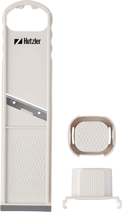Hutzler Garlic Slicer / Shredder, White