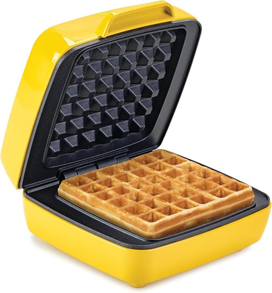Mini Electric Waffle Maker – Fun Waffle Shape – Non-Stick Coating, Easy to Clean – Perfect for Kids, Families, Dorms, Apartments, RVs – Gift for Holidays, Birthdays, Weddings