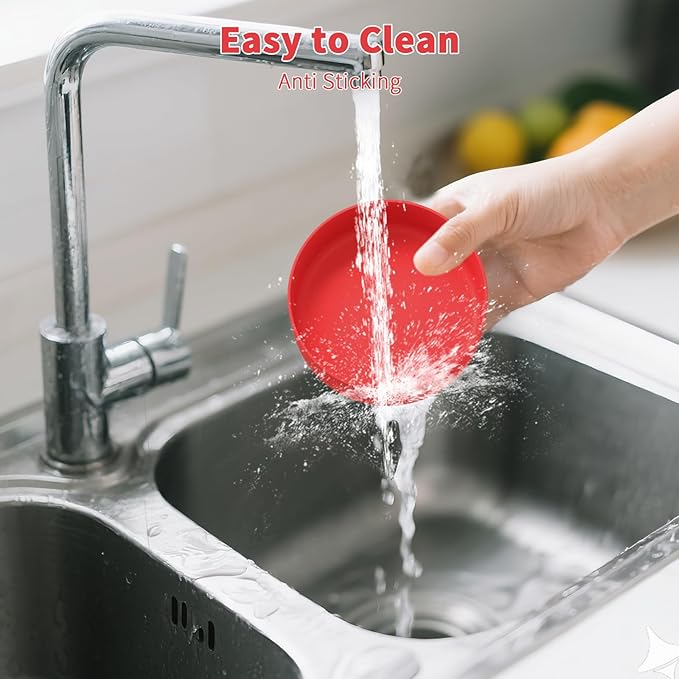 Cherry Pitter - Multiple Cherries Seed Remover, Labor-Saving Push Down Cherry Pitter Tool Pit Remover (Red)