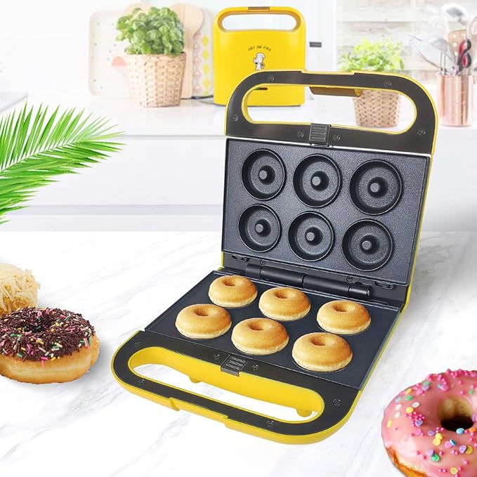 3 Interchangeable Baking Plates for Making Doughnut or Waffle Maker-Eggette and Much More
