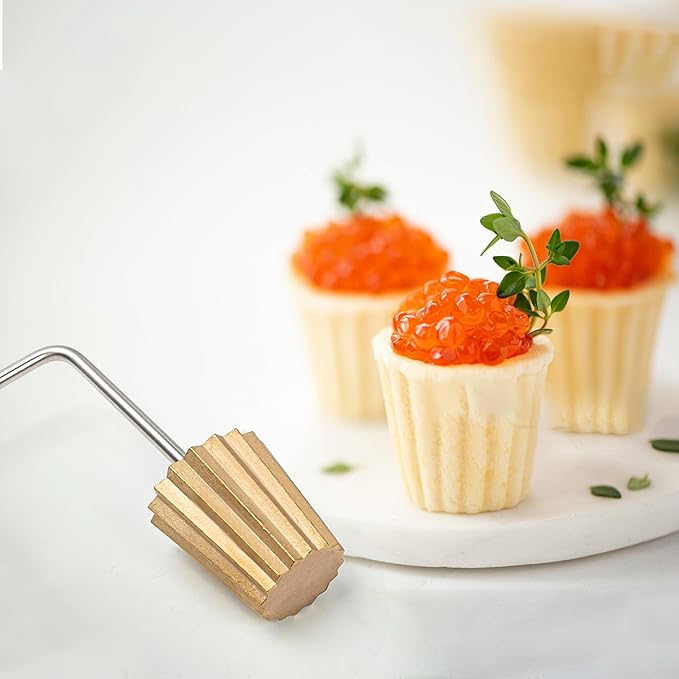 Malaysian Pie Tee Maker, Reusable Top Hats Mold for Nyonya Baking Egg Tart Mould, Kitchen Bakeware Fried Tool Gadget