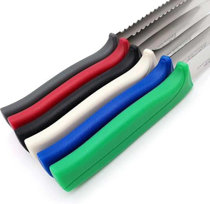 Paring Knife - MATTSTONE HILL 3.5 Inch Paring Knife, Small Kitchen Utility Knife, Premium German Steel Blade, Bule Handle