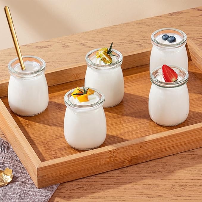 Yogurt Maker, Automatic Digital Yoghurt Maker Machine with 5 Glass Jars 42 Ozs, with Constant Temperature Control for Home Organic Yogurt, Cheese, Fruit Wine (with 5 Cups)