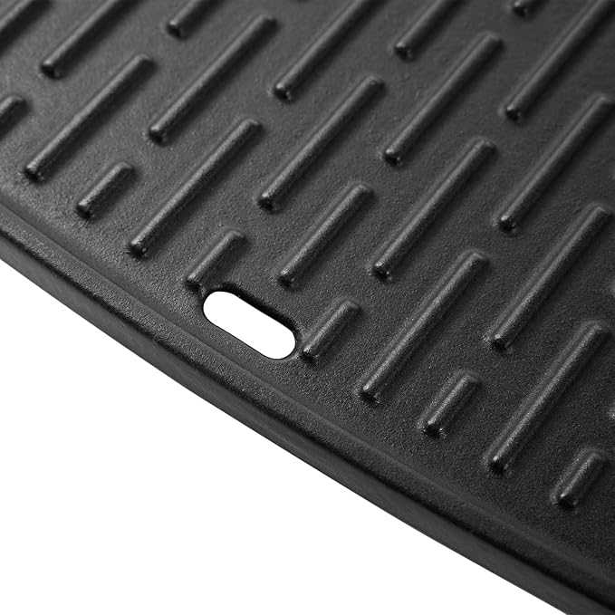 7646 Q3200 Griddle Full Size Grill Replacement Parts for Weber Q300 Q320 Q3000 Q3100 Flat Top Griddle Insert 6506 57060001 6559 586002 404341 Accessories Cast Iron Reversible Griddle Plate
