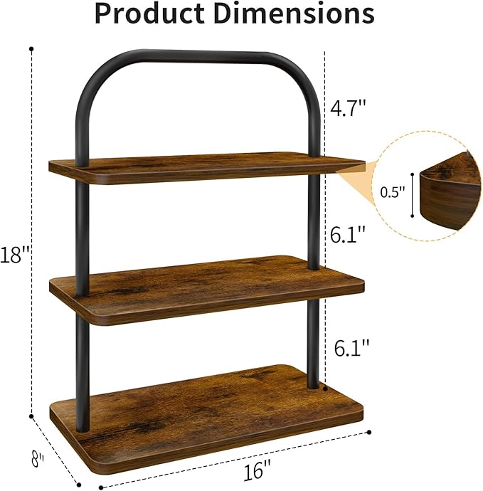 Cupcake Stand, 3 Tier Wood Cupcake Stand for 50 Cupcakes Large Dessert Stand Cupcake Display Stand Cupcake Tower for Farmhouse Decor, Party Serving Tray, Vendor Dessert Table Display Set