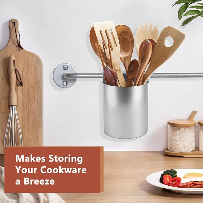Ice Scoop Holder Hanging Organizer, Heavy Duty Metal Storage Box Ice Scoop Holder For Ice Machine Fridge Shelf