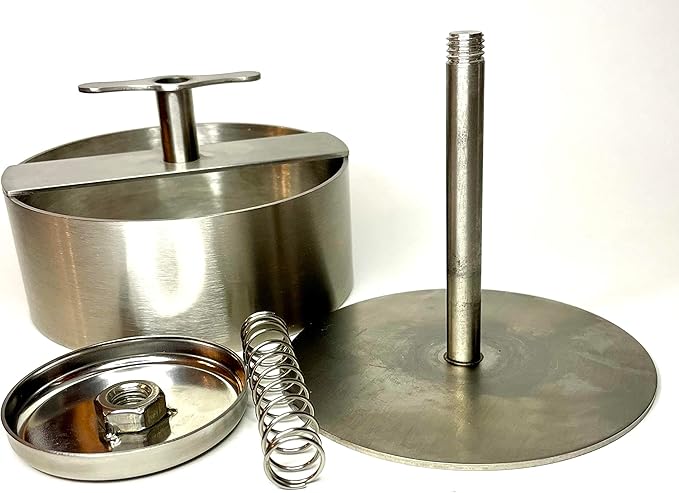 Legend Burger Press, Hamburger Patty Maker, Easy to Clean, 304 Stainless Steel, Commercial Grade, Burger Press Patty Maker, Hamburger Maker Mold, 4.33 inch