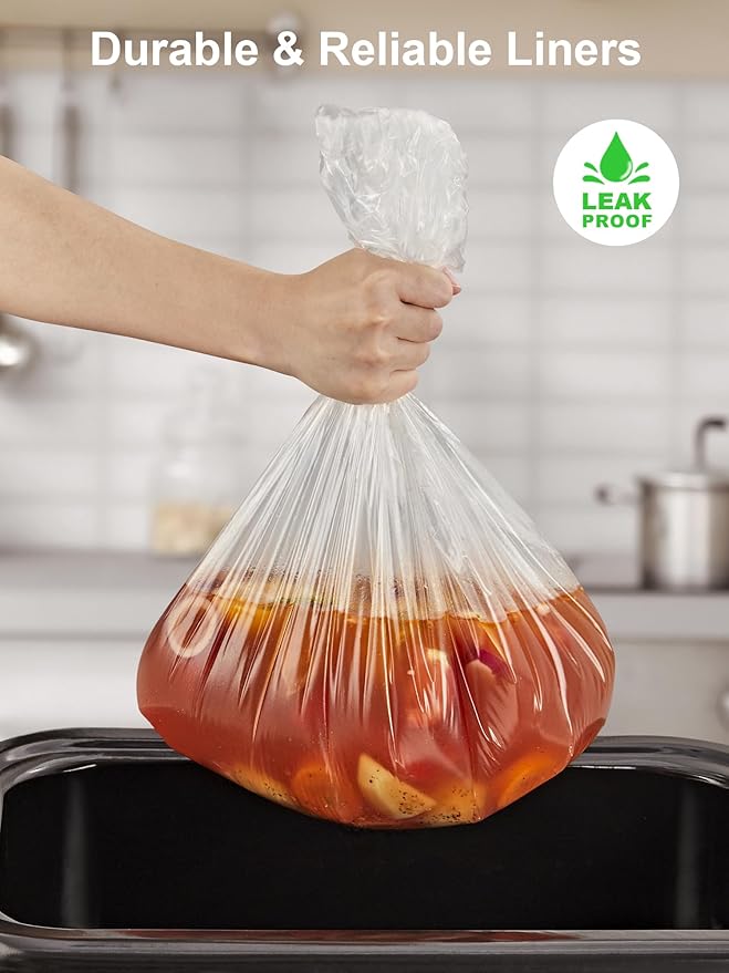 SMARTAKE Electric Roaster Liners, 6-Count Disposable Roaster Liners, Fits 16, 18, 22 Quart Roasters, Roaster Pan Oven Liners Plastic Cooking Bags for Instant Cleanup, 18 x 34 Inch