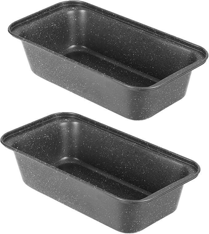 Walooza 8x4 Loaf Pan - Carbon Steel Bread Baking Pans for Homemade Bread Banana Bread, Sourdough, Pound Cake | Nonstick, Oven Safe, Easy Release