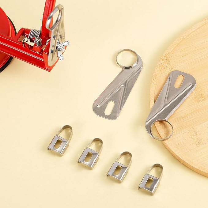 6pcs Stainless Steel Apple Peeler Replacement Blades, Universal 4pcs Peeling Blades with 2pcs Slicing and Core Removing Blades with Storage Box for Kitchen Restaurant Picnic
