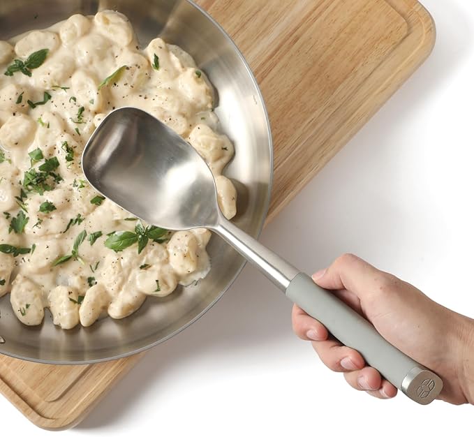 Calphalon Edge Stainless Steel Kitchen Spoon - Taupe