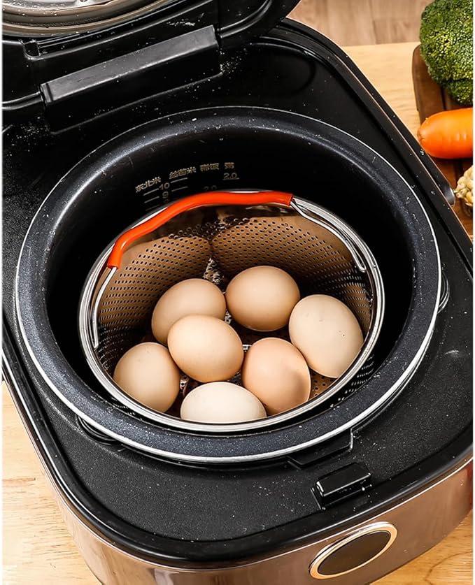 Steamer Basket for Instant Pot 18/8 Stainless Steel Strainer Basket Pressure Cooker Accessories (4L)